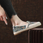Damen Bequeme und stilvolle Stoffslipper EB