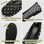 Damen Ballerinas mit modischem Strassdesign EB