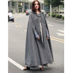 Damen Kapuzenumhang mit elegantem Schnitt EB