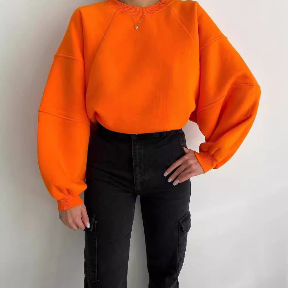 Damen-Loungewear-Set: Oversized-Sweatshirt und Radlerhose