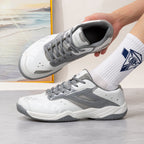 Unisex nan leichte atmungsaktive Indoor-Tennisschuhe mit stoßdämpfender Gummisohle EB