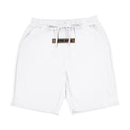 Herren lässige Strandshorts mit elastischem Bund und verstellbarem Kordelzug EB
