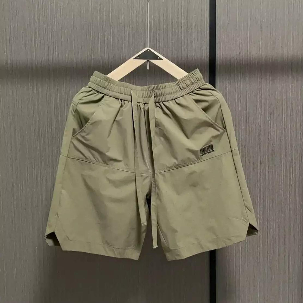 Herren lässige Sportshorts mit elastischem Bund und seitlichen Eingrifftaschen EB