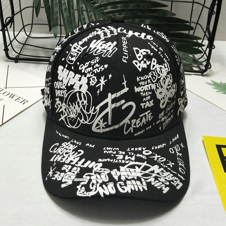 Herren-Snapback-Cap mit Grafikdruck
