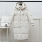 Damen Lange Daunenjacke EB