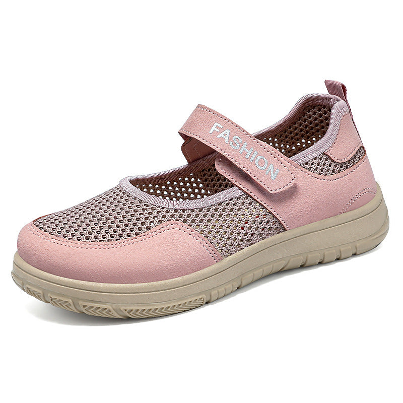 Damen Atmungsaktive Freizeitschuhe mit praktischem Klettverschluss EB