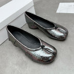 Damen Ballerinas mit schimmerndem Obermaterial und bequemer Passform EB