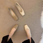 Damen bequeme Ballerinas mit elegantem minimalistischen Design EB