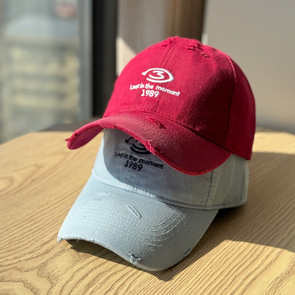 Distressed Baseballkappe für Herren