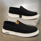 Damen Bequeme Slip-On Freizeitschuhe mit Strohborten und atmungsaktivem Obermaterial EB
