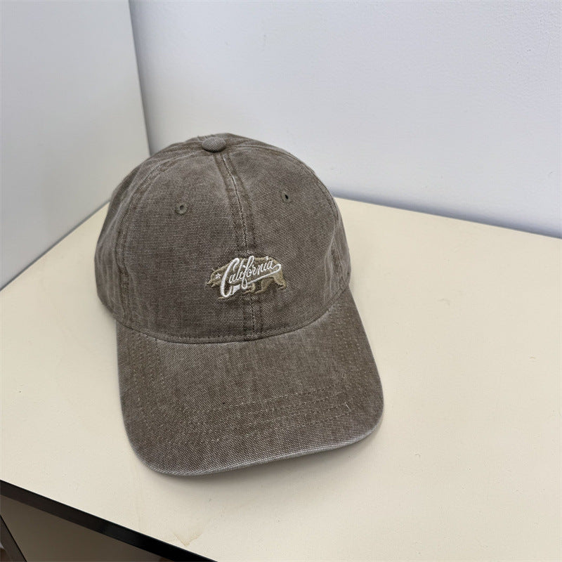 Lässige Vintage-Damen-Cap mit Stickerei