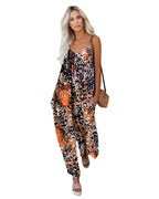 Damen Jumpsuit mit lässigem Schnitt und modischem Leopardenmuster EB