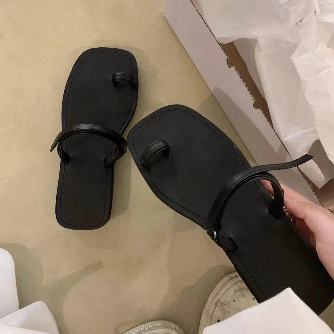 Damen Designer Zehentrenner-Sandalen mit modischem Metallic-Design und komfortablem Fußbett EB