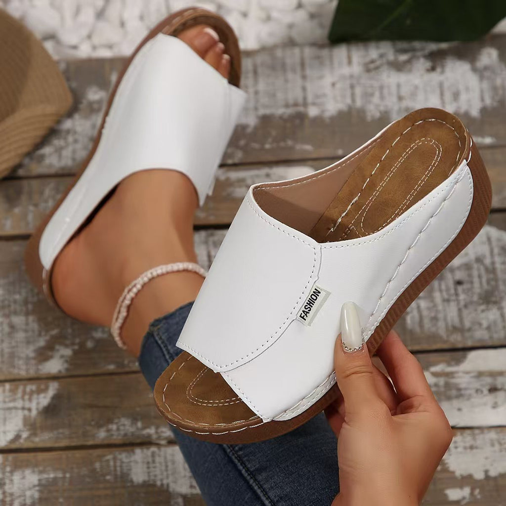Damen bequeme Clogs mit ergonomischer Fußbett und modischem Riemendesign EB