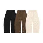 Weite Cargo-Bermudashorts für Damen mit Kordelzug und aufgesetzten Taschen