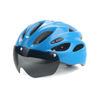 Fahrradhelm mit integriertem Visier