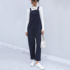 Lässiger Damen-Jumpsuit mit Stehkragen
