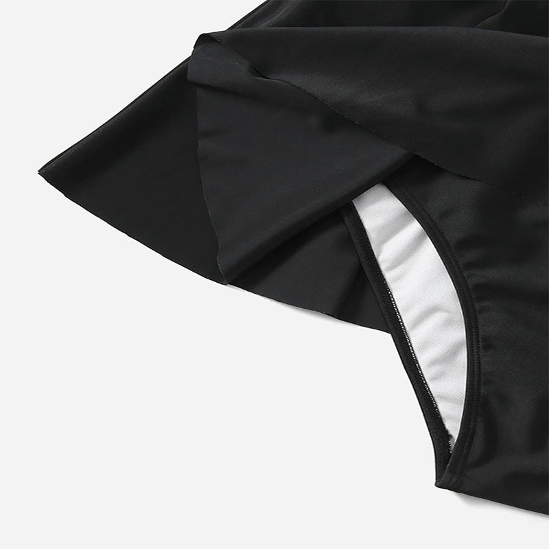 Damen Baderock mit integrierten Bikini-Höschen EB