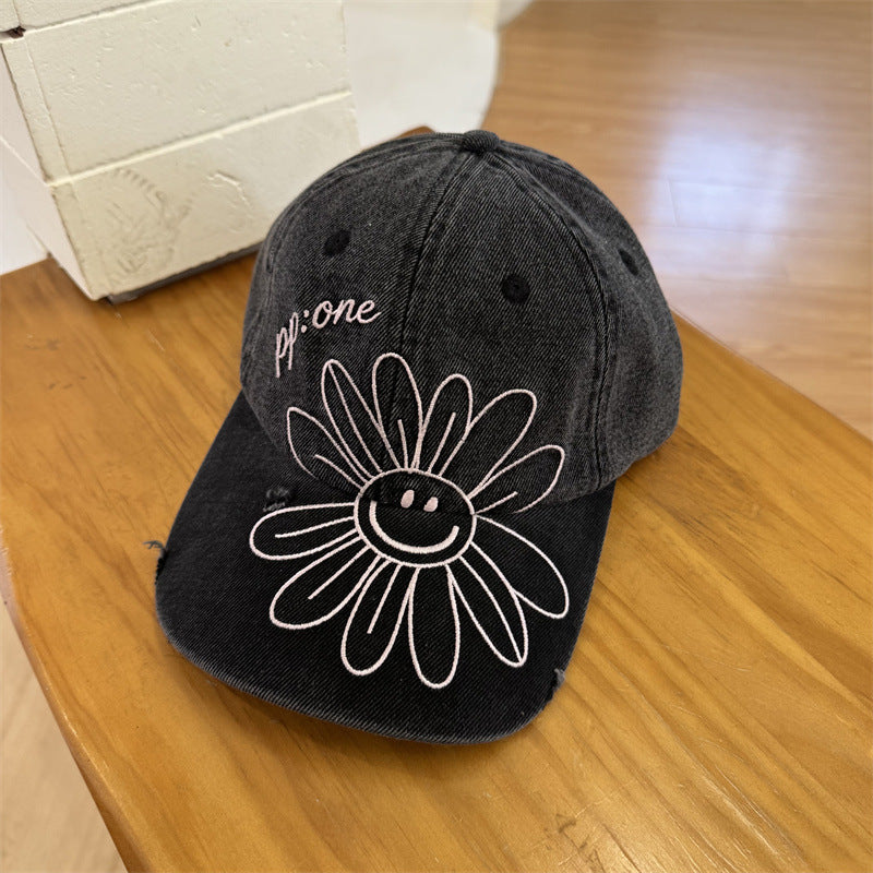 Unisex Graphic Denim Cap