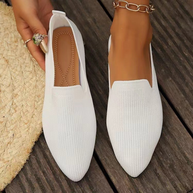 Damen Bequeme Ballerinas mit atmungsaktivem Gewebe EB