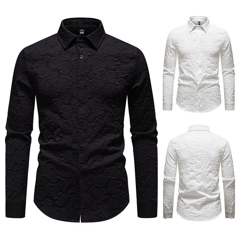 Herren Hemd mit strukturiertem Design EB