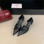 Damen Slingback Pumps mit raffinierter Schleifenverzierung EB