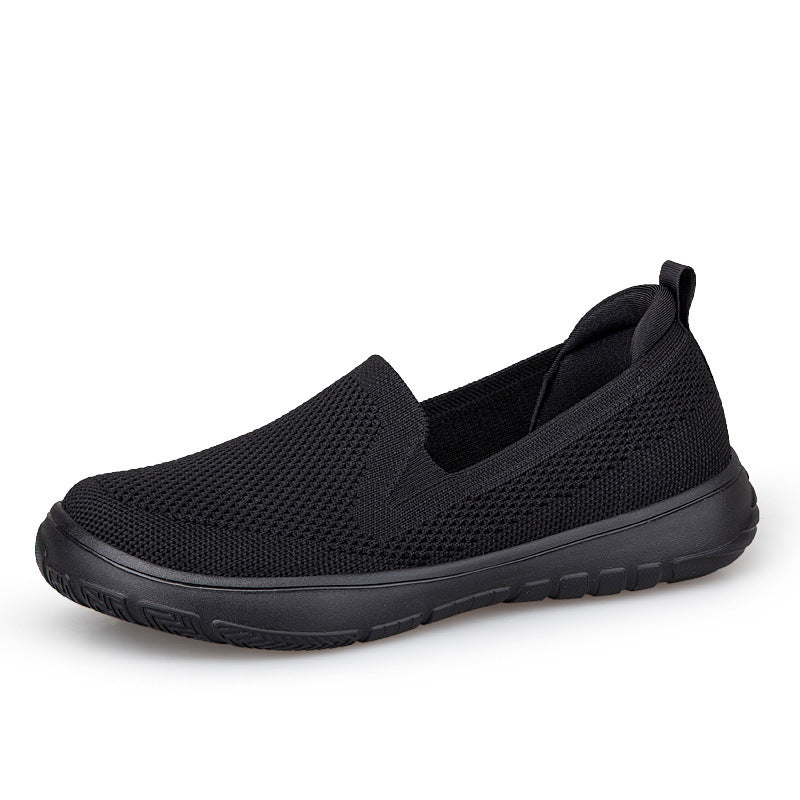Damen Bequeme Slip-On Laufschuhe aus atmungsaktivem Mesh EB