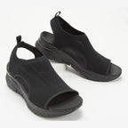 Damen Atmungsaktive Slip-Sandalen mit elastischem Einschlupf und komfortabler Sohle EB