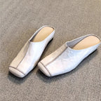 Damen Bequeme Clogs mit modischem Schnitt und weichem Leder EB