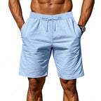 Herren nan lässige Baumwollmix Freizeitshorts mit elastischem Bund und Seitentaschen EB