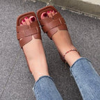 Damen bequeme und elegante Fußbettsandalen EB