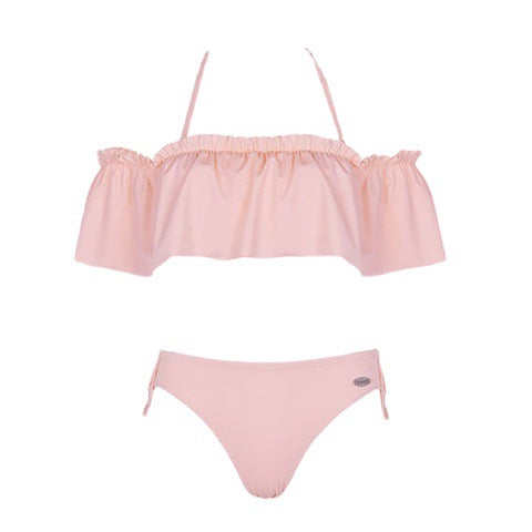 Damen-Badeshorts mit Rüschen