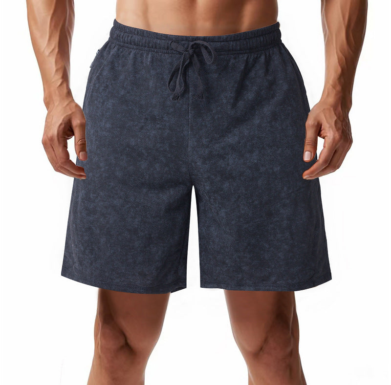 Herren-Frottee-Shorts mit elastischem Bund