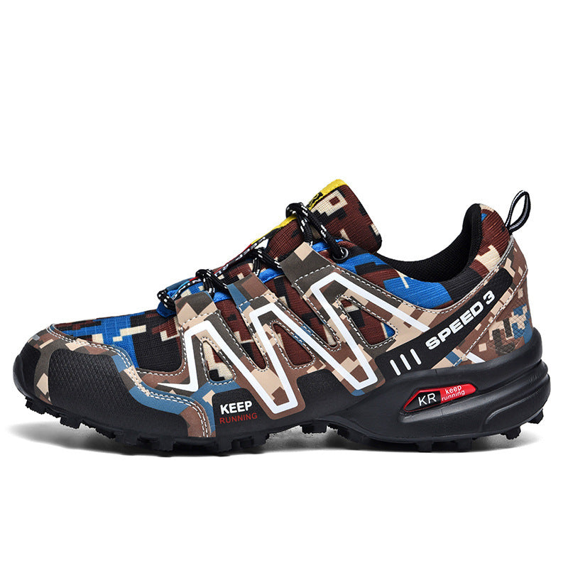 Damen Sportliche Trail-Laufschuhe mit robuster Sohlenkonstruktion und atmungsaktivem Obermaterial EB