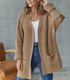 Damen Grober Strick-Cardigan EB