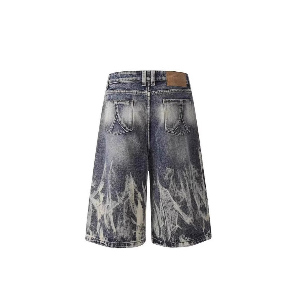 Stylische Baggy-Shorts für Herren im Used-Look