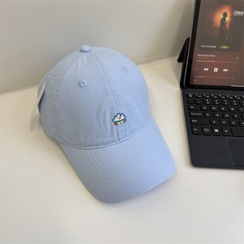 Damen Dad Hat aus Baumwolle mit Stickerei