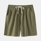 Herren Bermuda-Shorts mit elastischem Bund und seitlichen Taschen EB