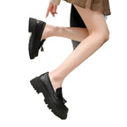 Damen Loafer mit eleganter Quastenverzierung und robustem Plateau EB