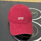 Herren-Baseballcap mit „SUPPORT“-Stickerei