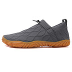 Damen bequeme Slip-On Laufschuhe mit strapazierfähigem Obermaterial und rutschfester Sohle EB