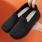 Damen Bequeme Slip-On Schuhe mit atmungsaktivem Netzwerkdesign EB