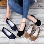 Damen Bequeme Ballerinas mit flexibler Sohle und atmungsaktivem Obermaterial EB