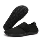 Damen bequeme Slip-On Freizeitschuhe mit elastischem Verschluss EB