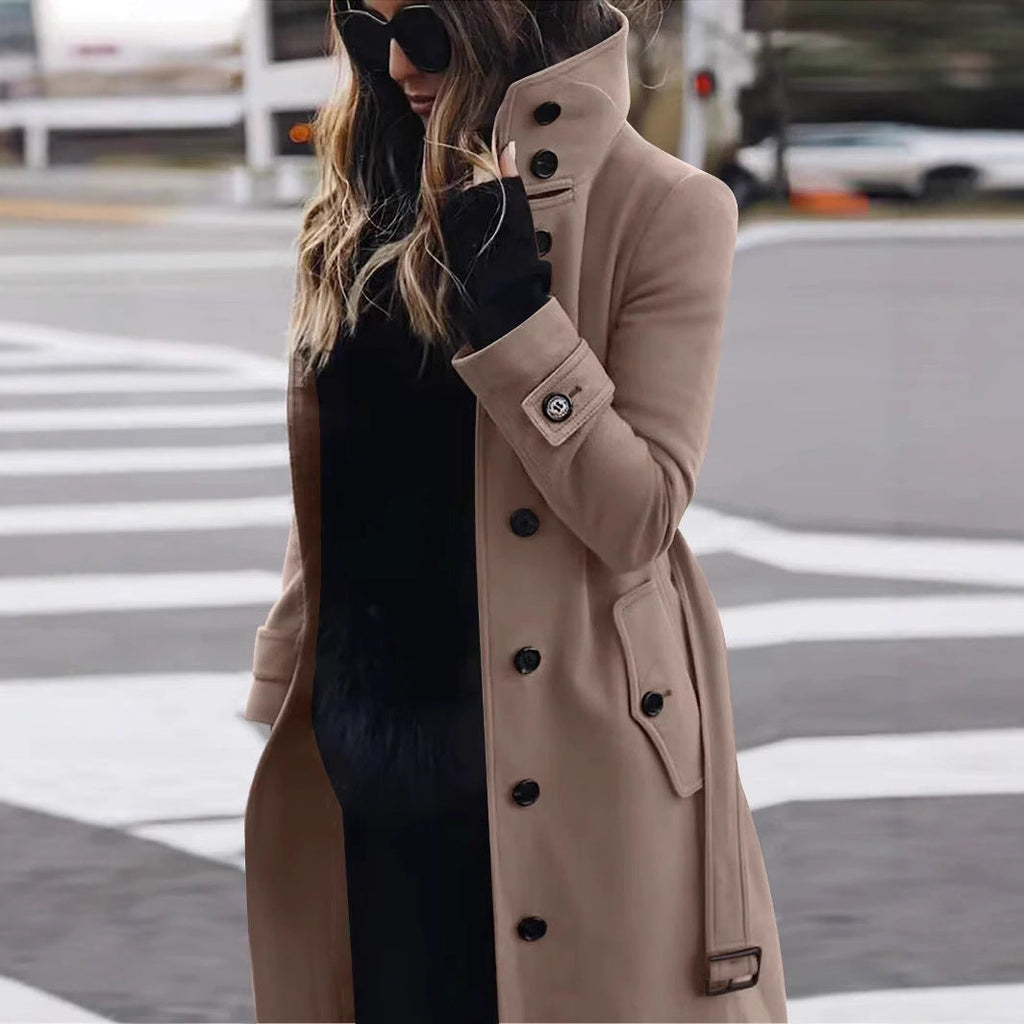 Damen eleganter Trenchcoat EB