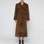 Damen eleganter Trenchcoat mit trendigem Oversized-Schnitt EB