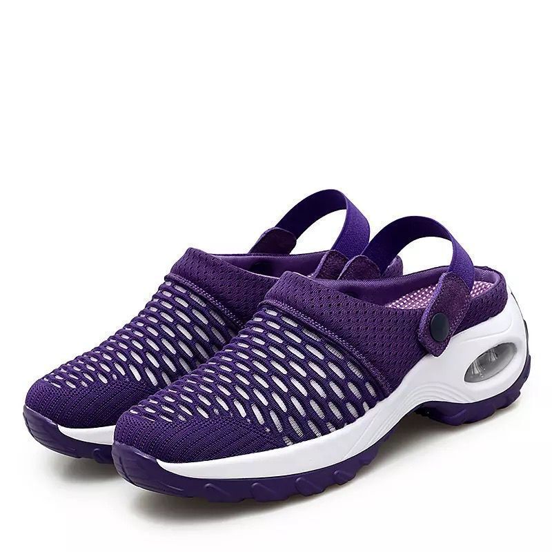 Damen Atmungsaktive Freizeitschuhe mit elastischem Riemen und innovativer Sohle EB