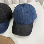 Verstellbare Herrenkappe in Denim-Optik