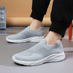Unisex nan elastischer Strick-Schlupfschuh mit ergonomischer Dämpfungssohle und Fersenlasche EB