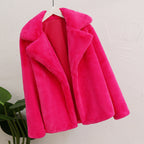 Damen Flauscher Mantel EB
